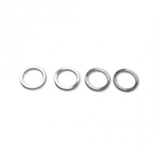 1/4リアアクスルスペーサー1.0mm 4枚入 アルミ製 内径6.35mm [M-SP63510A]