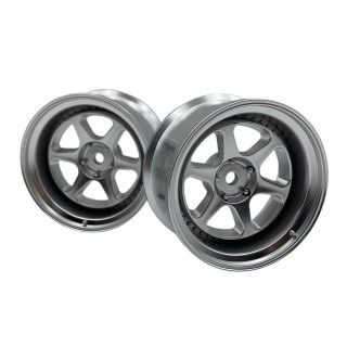 WorkMeisterL1DeepRim オフセット6 マットクローム 2pcs [LW-0506MCa]