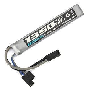 ZAC LiPo7.4V1350mAhストックインスティックタイプ [ZAC252]