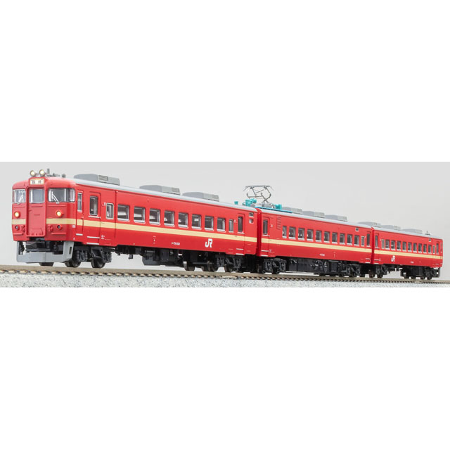 711系100・200番代 新塗装 冷房改造車 下枠交差パンタ 3両セット