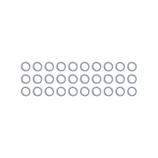 セットアップ・ステンレスシム 3×4mm 0.1/0.2/0.3 各10枚入 [EG-SH3U]