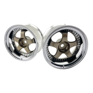 WORK MEISTER S1 OFF6 STD RIM off 6 Bronze Metallic 2本入 [LW-0806BM]