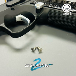 SHADOW2専用グリップスクリュー2個セット(SILVER) [CBP51]