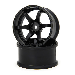N-6 Drift Wheel Super Traction /+6/Black [GD072]