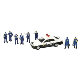 情景小物145 パトカー・警察官 [330738]