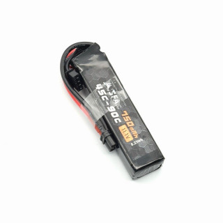 11.1V750mAh45-90C Sショートスリム(XT30Uコネクタ) [SA-B041X3]