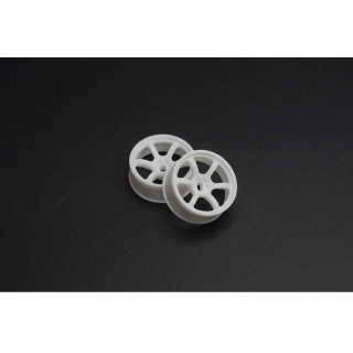 DDLABO 6本スポーク白 ナロー オフセット2mm [DDL-WR002W-N2]