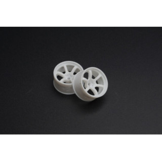 DDLABO 6本スポーク白 ワイド オフセット2mm [DDL-WR002W-W2]