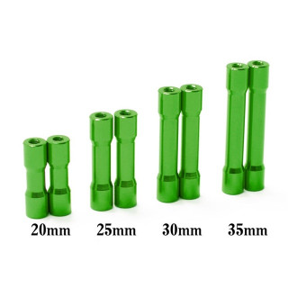 ラウンドシェイプアルミポスト 30mm ( green/2pcs) [0790-FD]