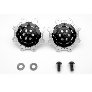 ブレーキディスク型アルミ製フロントアクスル タイプR 4.5mm 2個入り [D1-010FDR]