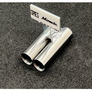 スタンダードステンレスマフラー(並列デュアル/8φ/30mm/ロング管仕様) [STD-D-8-30]