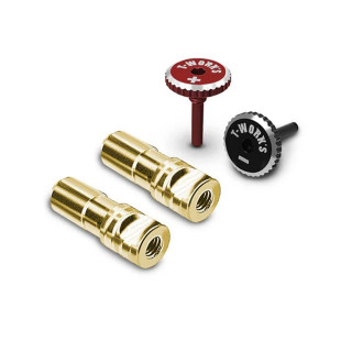 クイックロックバッテリーコネクター5mm(赤/黒) [EA-042-5-RB]