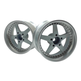 WORK EQUIP DEEP RIM オフセット8 マットホワイト 2pcs [LW-0108MWEa]