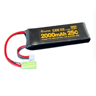 ガン用Li-Po 7.4V 2000mAh 20X30X89mm [LBB02]