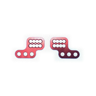 5mmピッチステー (レッド) オフセット2 [SGX-76R]