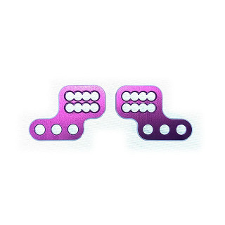 5mmピッチステー (パープル) オフセット2 [SGX-76P]