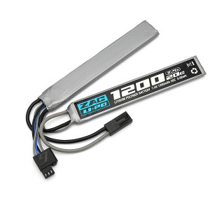 ZAC LiPo7.4V1200mAh SOPMOD対応サドルパック [ZAC256]