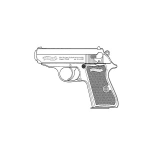 ハイランク(10才)WALTHER PPK/S BK [CRW-14505]