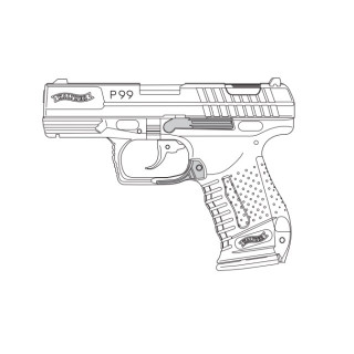 スライドストップ(10才)WALTHER P99 [CRW-13857]