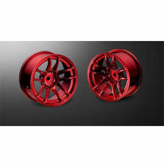 VALINO N820S ホイール R-SPEC 26mm BBメッキレッド/OFF+7 2pcs [BB-RW-020]