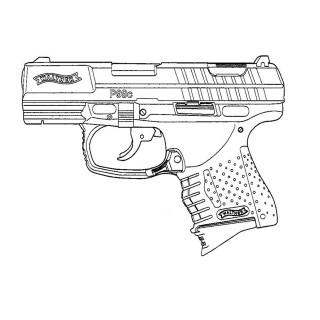 スライドストップ(10才)WALTHER P99コンパクト [CRW-13856]