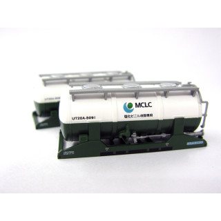 20ftタンクコンテナUT20Aタイプ MCLC(緑白カラー) [8541]