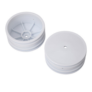 4WD Front dish Wheel 2.2(White) [GSP073]