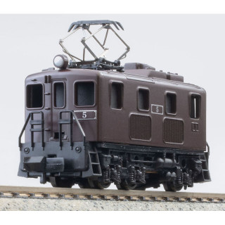 Cタイプ電気機関車 丸型車体/茶色 [A1532]