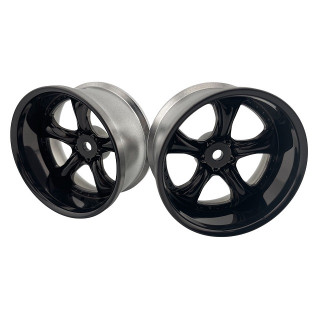 WORK VS KF# WHEEL DEEP RIM off 8 High Black 2pcs [LW-0908HGB]