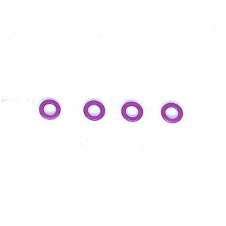 M3アルミポスト用カラー0.5t (外径5mm/4pcs) パープル [SGE-5005P]