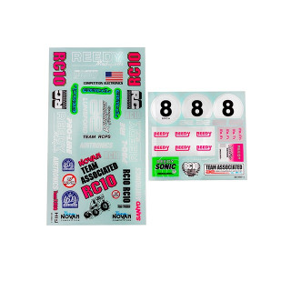 デカールシート(RC10 BK) [AS6757]