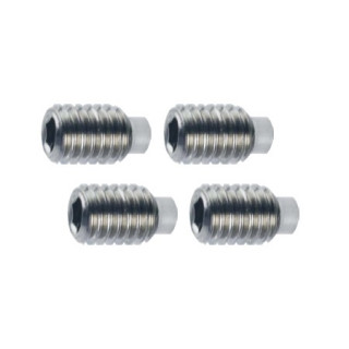 先端バッファ付きM3x4六角イモネジ (4本セット) [2701TO020]