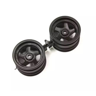 5スポークホイール43mm (ブラック/2入/オプティマ) [OTH244BKB]