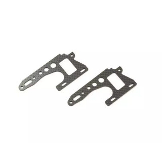 カーボンフロントサイドプレート(2pcs/オプティマ) [OTW105B]