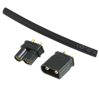 XT-30コネクター (オス1pcs.メス1pcs.) BK [EG-3927-30U2-BK]