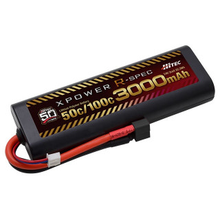 XPOWER R-SPEC 7.4V3000mAh50C (Deans) 50th [XPR3000-RD-50]