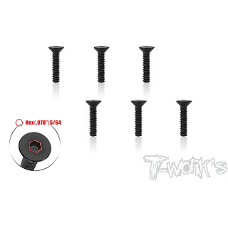 フラットヘッドスクリュー(4-40x1/2インチ/6本入) [SS-440C-12]