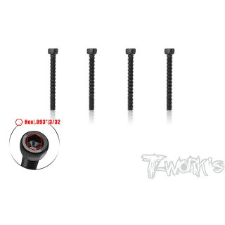 キャップヘッドスクリュー(4-40x1インチ/4本入) [SS-440H-1]