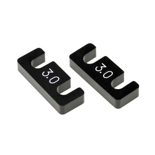 MD3.0 用 アルミ製 リヤ バルクヘッド スペーサー 3.0mm(2個入) [MD-302S30-3]