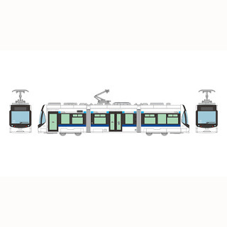 鉄道コレクション 富山地方鉄道市内軌道線T100形(第3編成)103号 [337287]