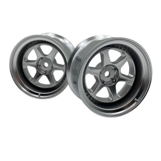 WORK MEISTER L1 DEEP RIM +8 MATT CHROME [LW-0508MCa]