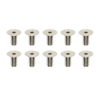 MS2.0 アルミシャーシ用 高精度切削 FH ソケットスクリュー120度 M3×6mm(10本入) [ZC-F36SH-10]