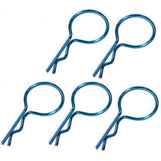 カラフルボディクリップ大(5pcs) LBL [EG-1127U-LBL]