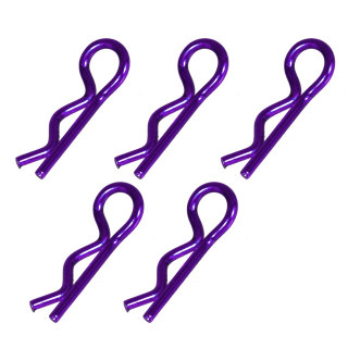 カラフルボディクリップ小(5pcs) PU [EG-1173U-PU]