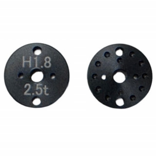 プログレッシブピストンφ1.8mmx2穴 2.5mm厚 京商バギー用 [TE-PP25182KS]