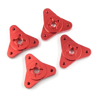 アルミホイルハブ(赤/ホットショットシリーズ用) [XS-TA29014RD]