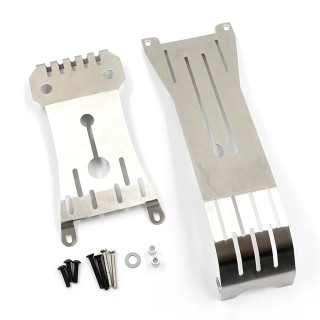 ステンレススキッドプレート前後セット(ホットショットII用) [XS-TA29200SV]