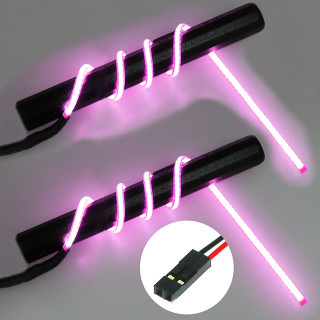 φ2フレキシブルLED 180mmダブル (PI) [LED-19-18D-PI]