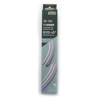 PC曲線線路R315-45(4本入) [20-124]