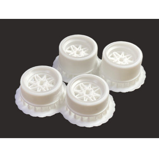 DDLABO 8本スポーク白 小径 ナロー／ワイド [DDL-WR004W]